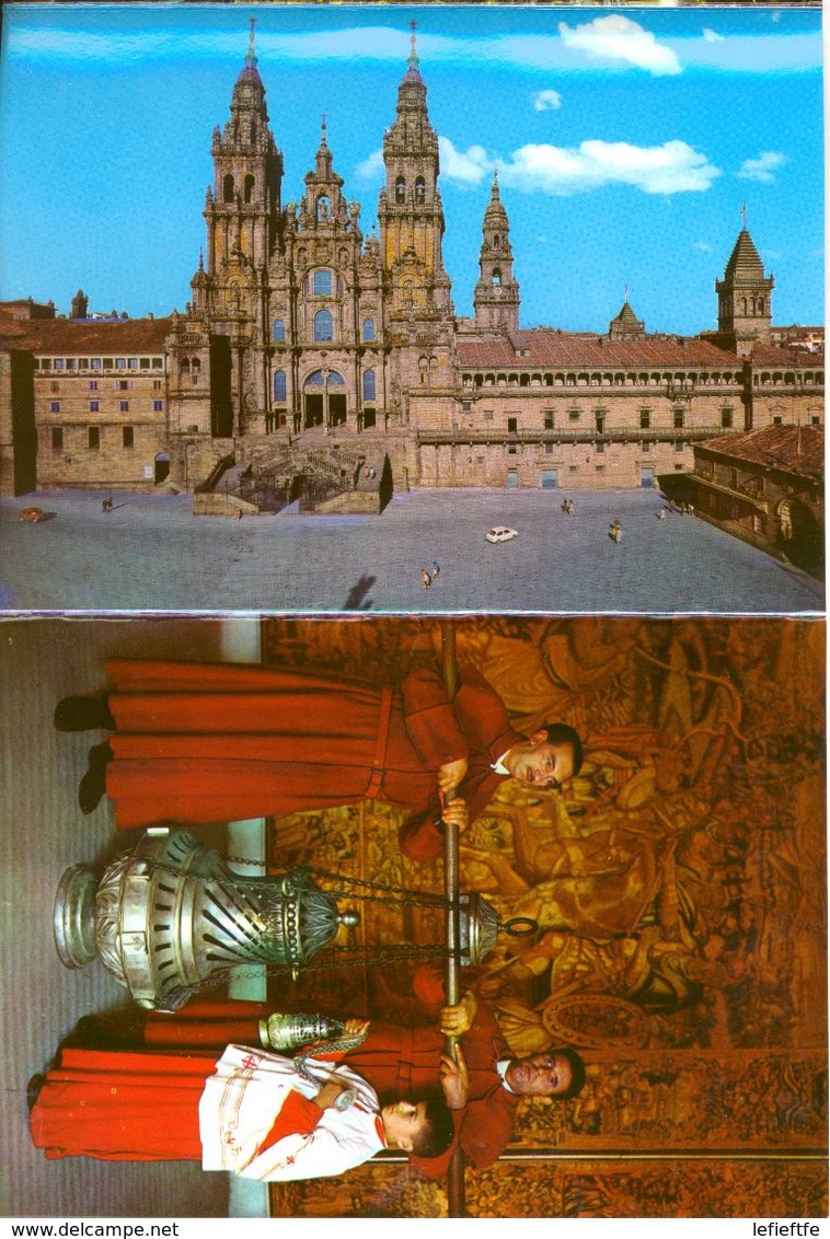 Espagne - Galicia - Santiago De Compostela - Dépliant 12 Vues - Editions Arribas - Santiago De Compostela