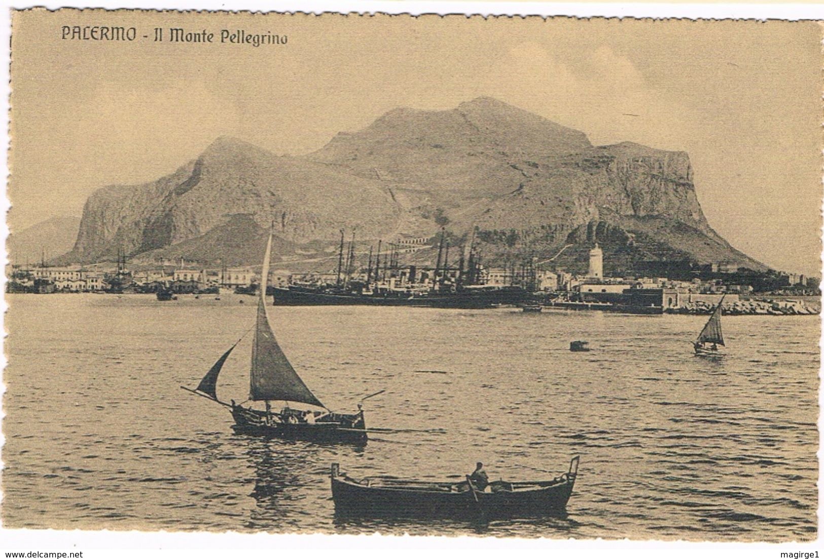 B3030-Palermo,porto E Monte Pellegrino, Non Viaggiata Perfetta. - Palermo