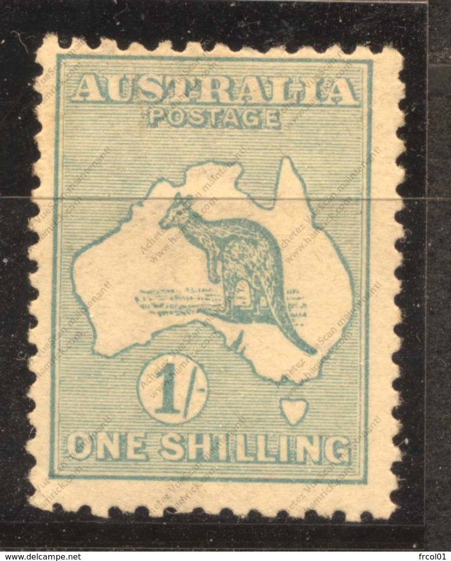 Australia, Yvert 10*, Scott 10*, SG 11*, MLH, Small Spot On The Backside - Mint Stamps