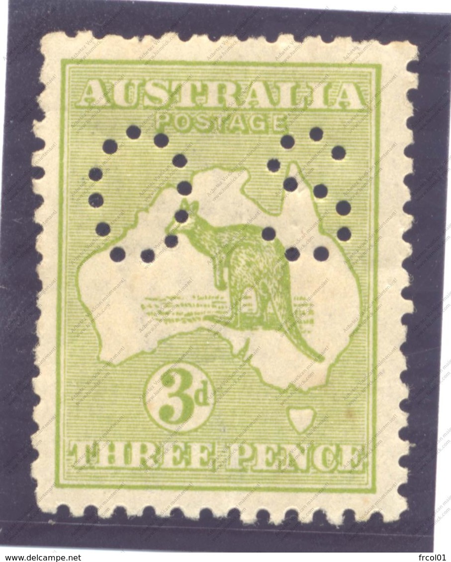 Australia, Yvert S5B, Scott OB5, SG O20, MNH - Service