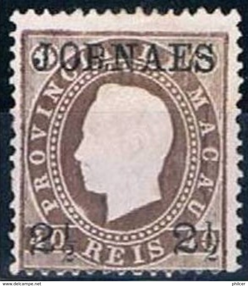 Macau, 1892/3, # 43 Dent. 12 1/2, MNG - Unused Stamps