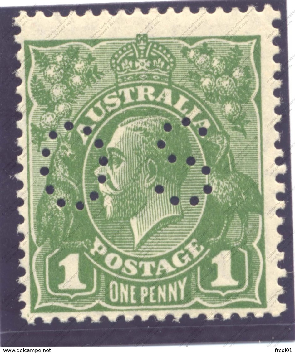 Australia, Yvert S38, Scott OB67, SG O98, MNH - Service