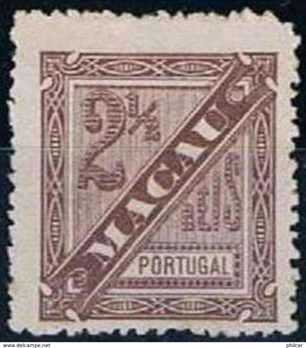 Macau, 1893/4, # 46 Dent. 13 1/2, MNG - Unused Stamps