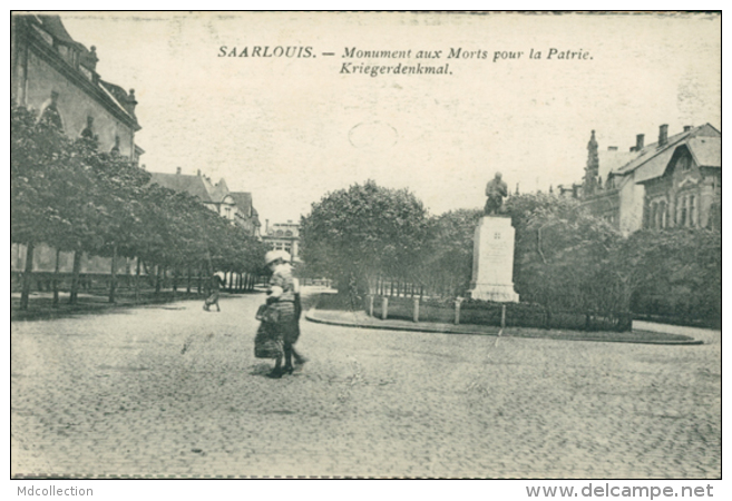 DE / SAARLOUIS / Monument Aux Morts Pour La Patrie / - Kreis Saarlouis