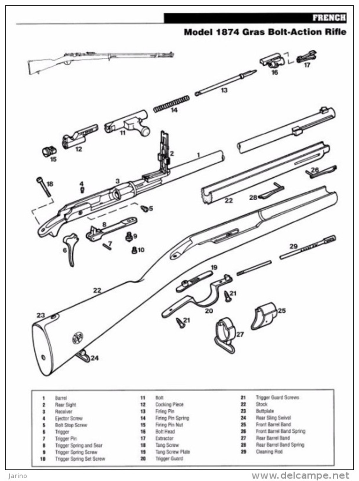 Exploded Gun Drawings,1034 pages sur DVD,975 Isometric Views Handguns Shotguns Rifles Manufacturer's Directory + more