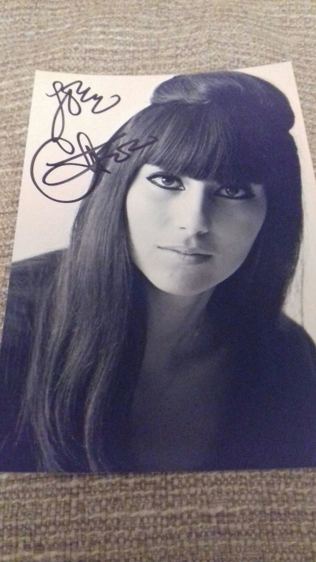 CHER - Autographe - Chanteuse Américaine - Signature - Autógrafos