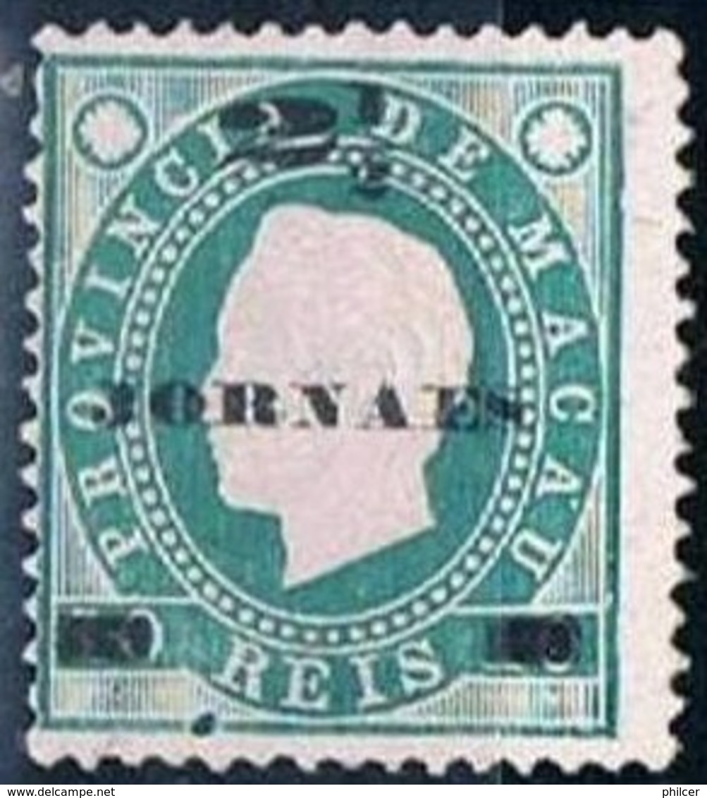 Macau, 1892/3, # 42 Dent. 12 1/2, MNG - Ungebraucht