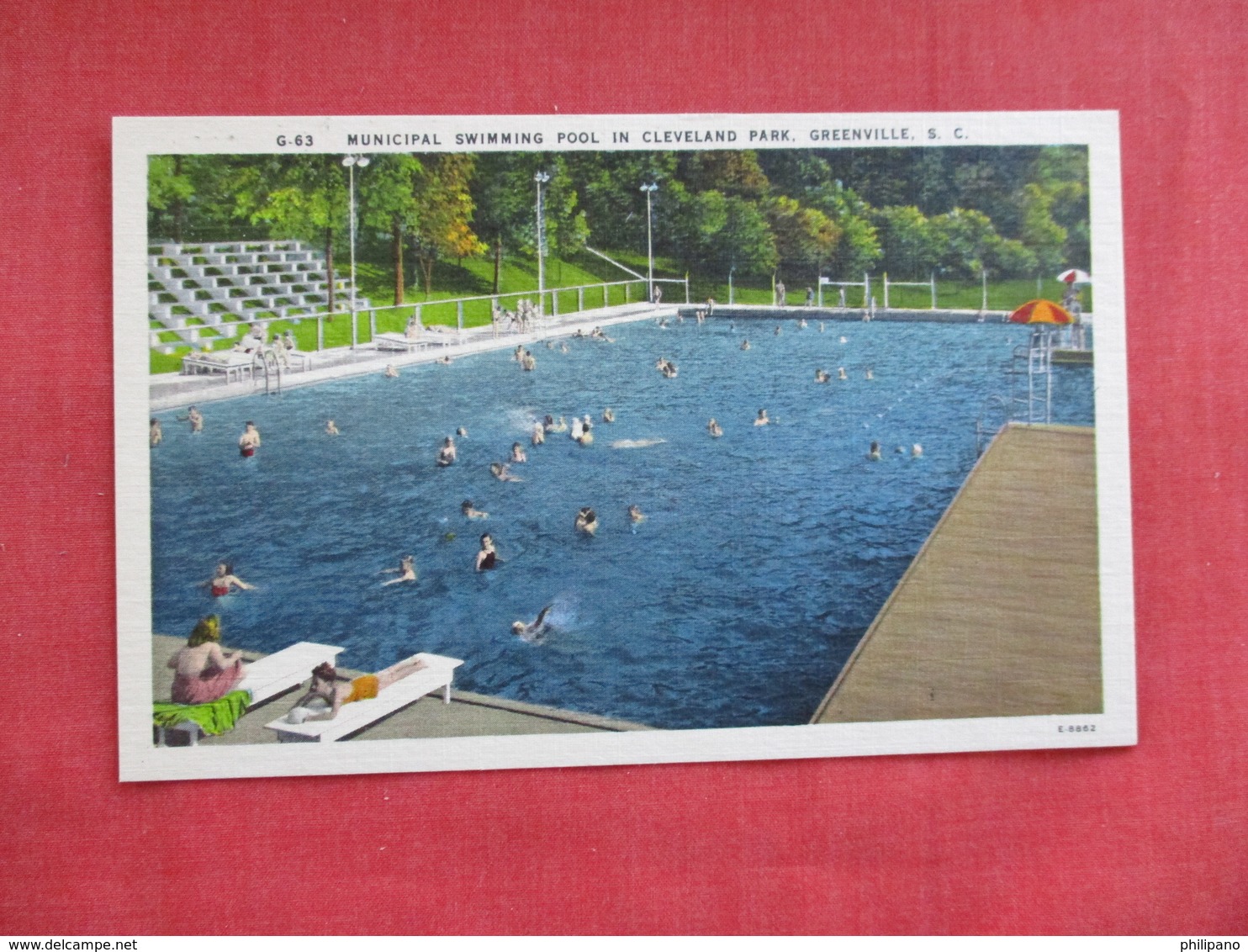 Municipal Swimming Pool  - South Carolina > Greenville Ref 2805 - Greenville