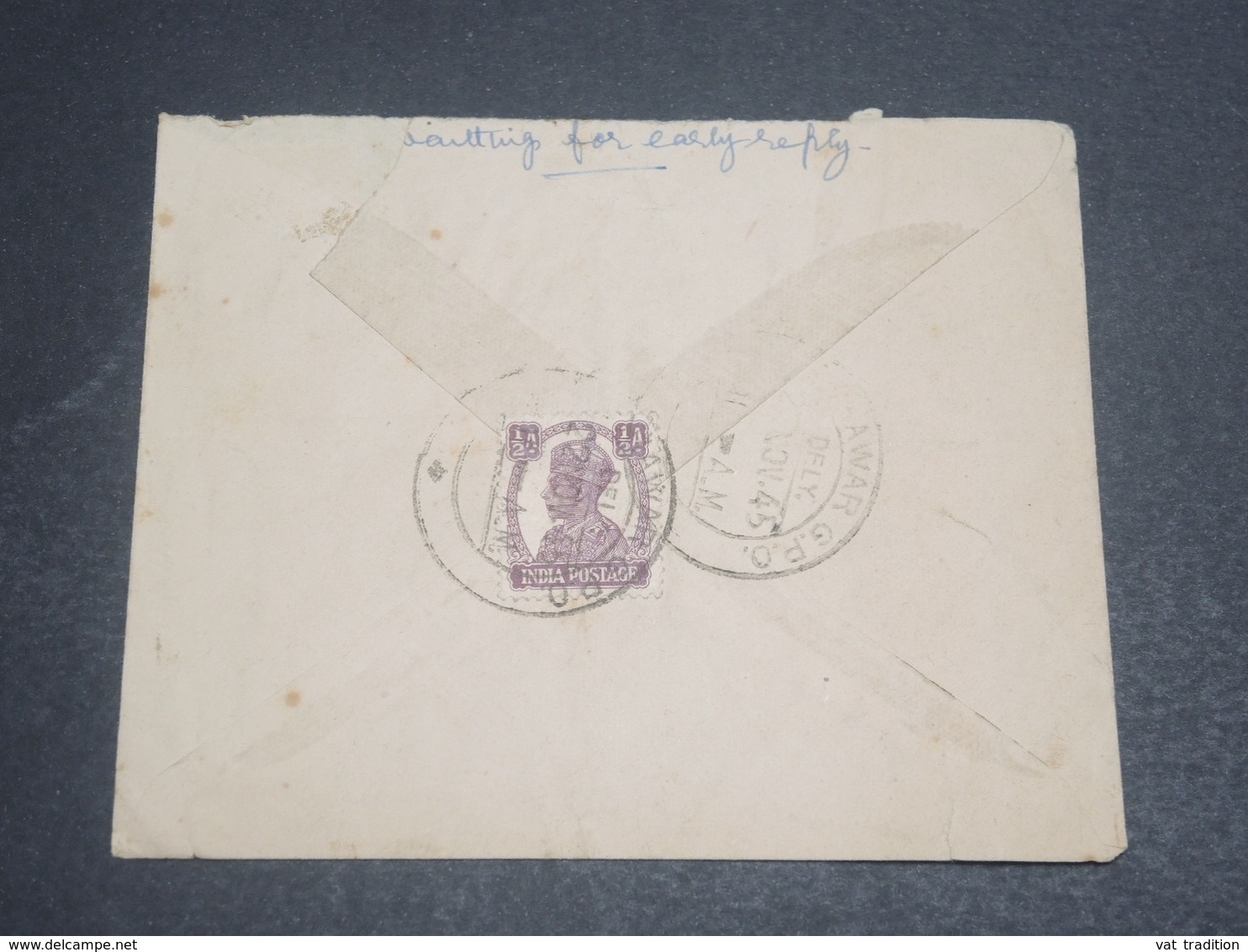 INDE - Enveloppe De Srinagar Pour Peshawar En 1945 - L 11949 - 1936-47 Roi Georges VI