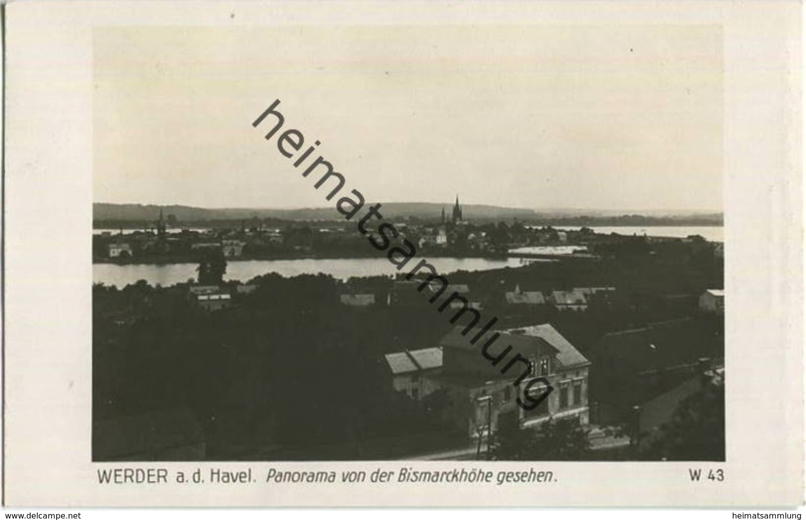 Werder An Der Havel - Panorama Von Der Bismarckhöhe Gesehen - Foto-AK 20er Jahre - Verlag Ludwig Walter Berlin - Werder
