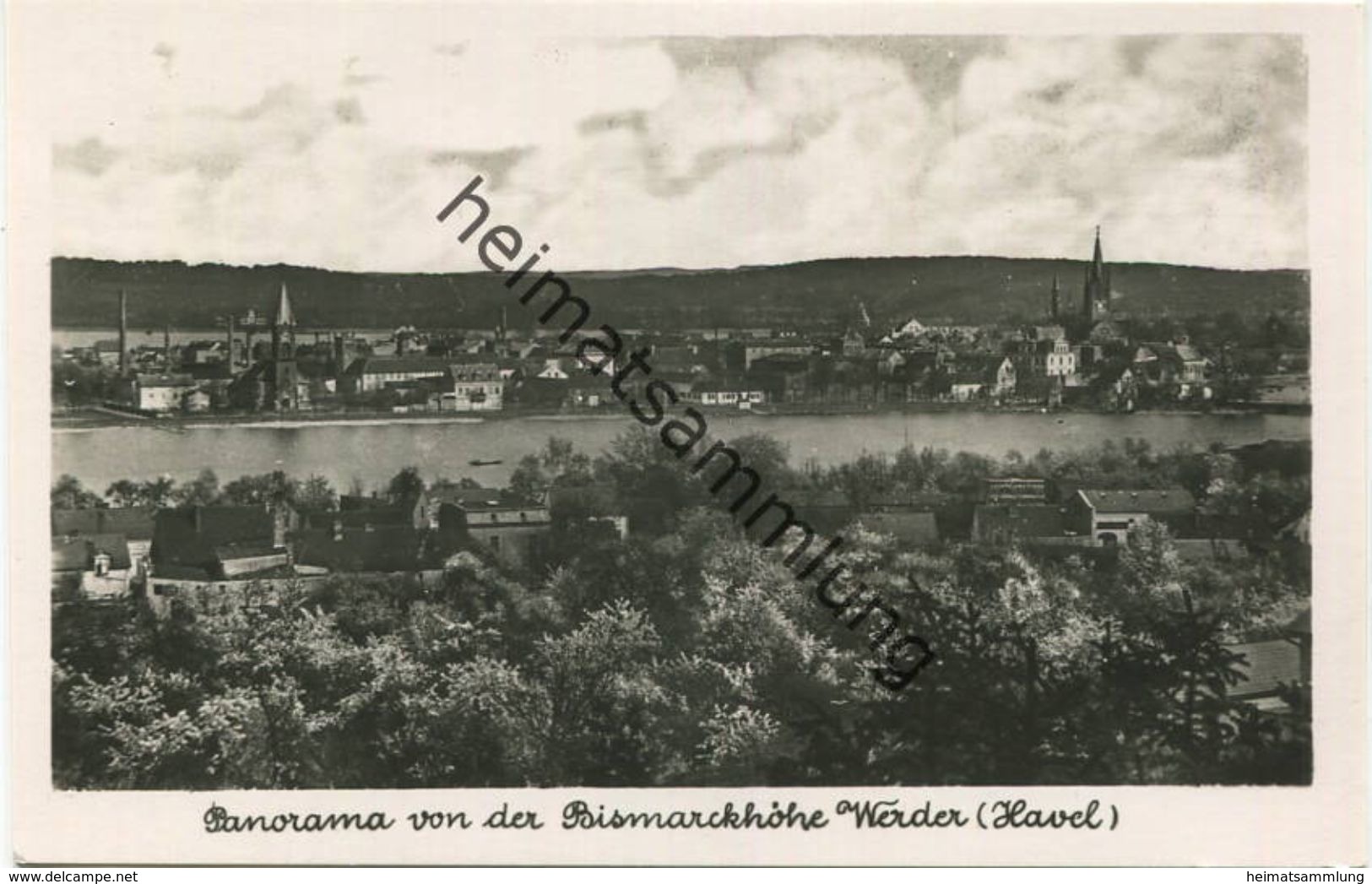Werder (Havel) - Panorama Von Der Bismarckhöhe - Foto-AK 30er Jahre - Verlag Max O'Brien Berlin - Werder