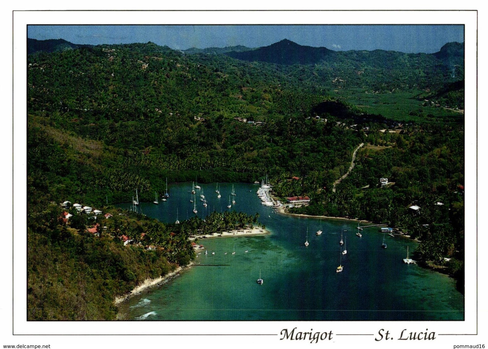 CPM Marigot St. Lucia - Bird's Eye View Of Marigot Bay St. Lucia - Santa Lucia
