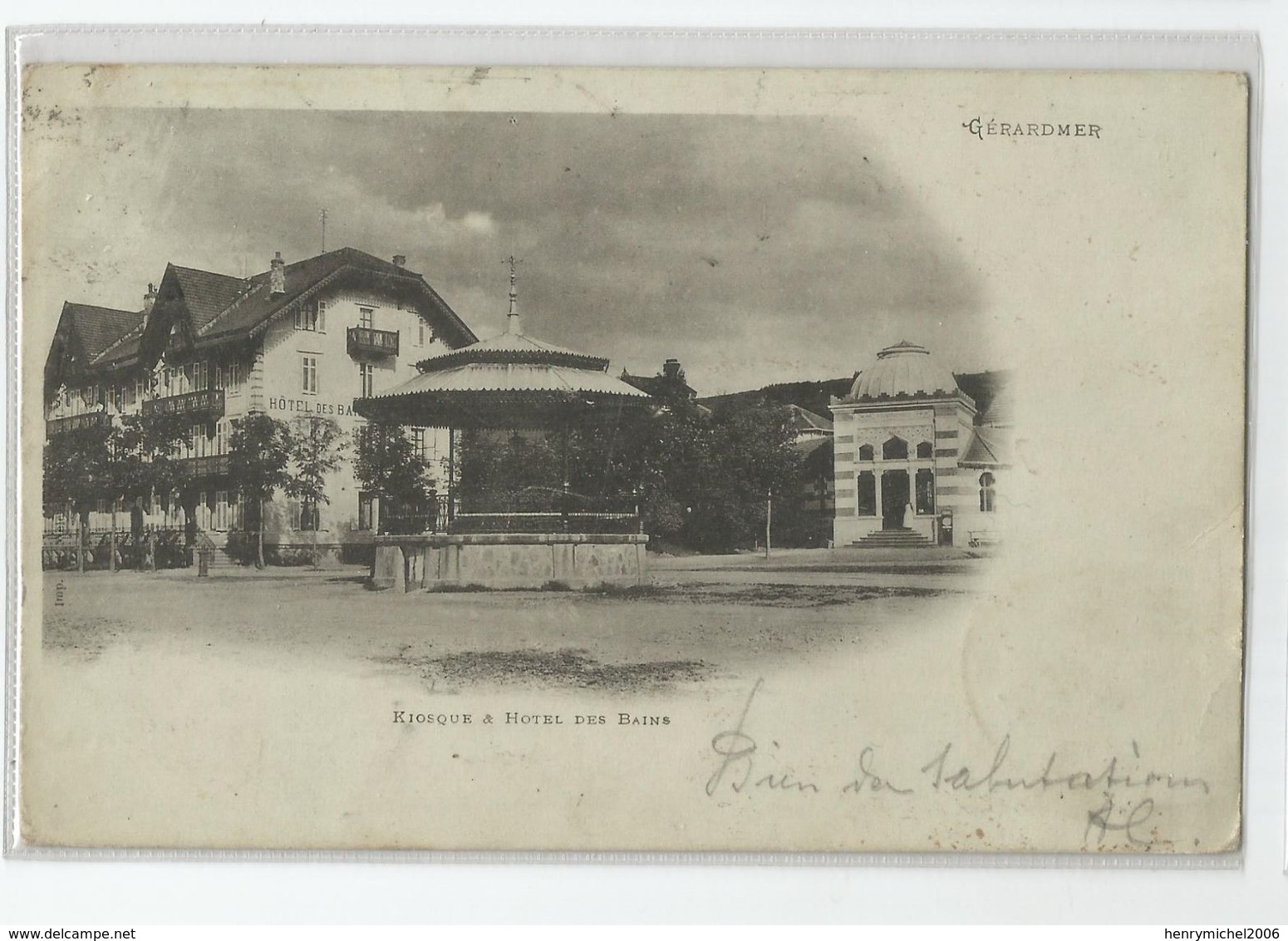 88 Vosges - Gerardmer Kiosque Hotel Des Bains 1901 - Gerardmer