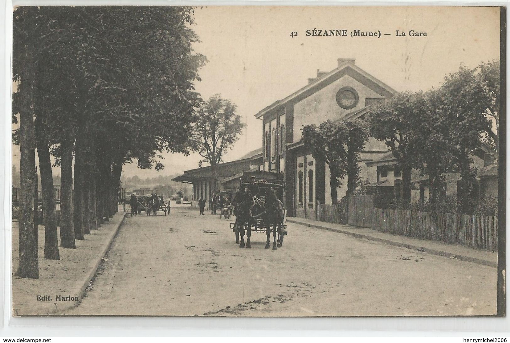 51 Marne - Sézanne La Gare Ed Marion - Sezanne