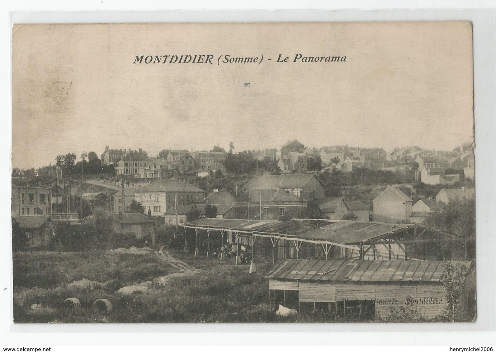 80 Somme Montdidier Le Panorama 1928 - Montdidier