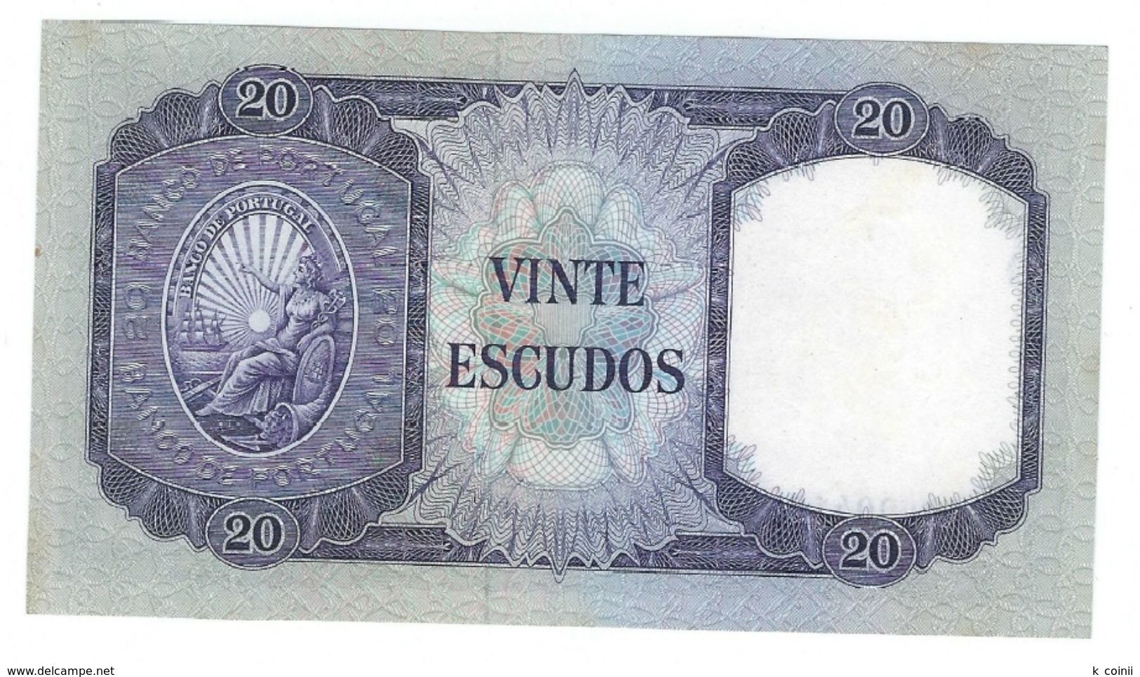 Portugal - 20 Escudos (20$00) 1960 - Almost UNC - Portugal