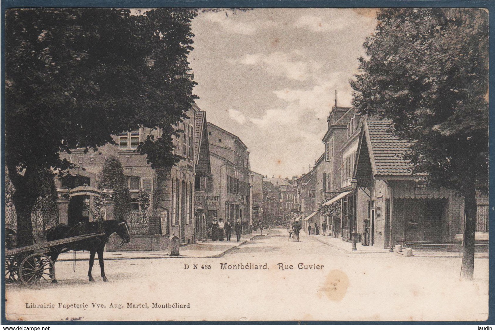 Montbéliard , Rue Cuvier , Voir Scan Du Dos , Animée - Montbéliard