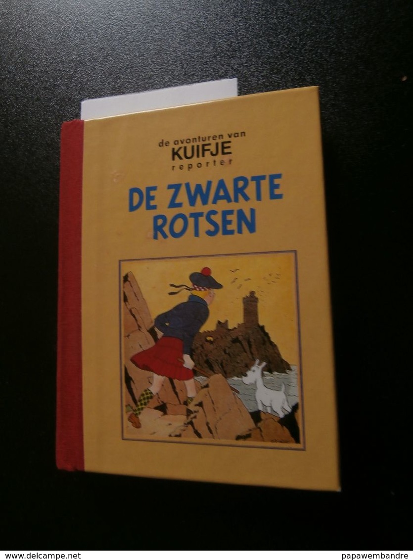 De Avonturen Van Kuifje Reporter : De Zwarte Rotsen (Hergé) 1991, Afm.10 X 13 Cm - Kuifje