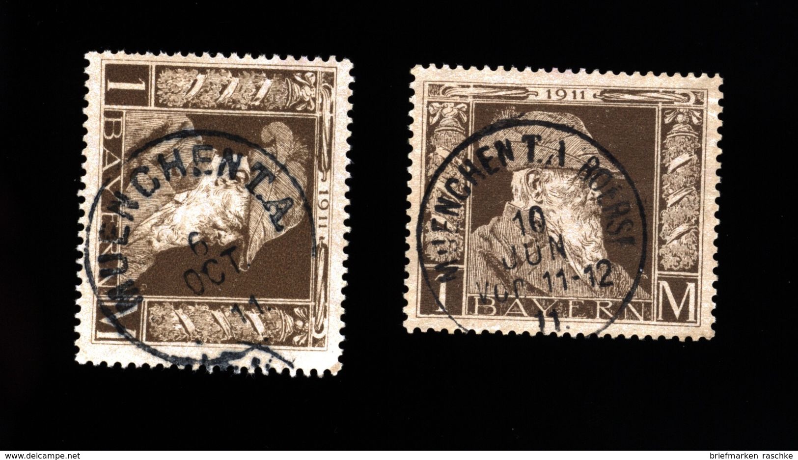 Bayern,86 Mit Telegraphenstempel,München T.A,München T.A. Boerse,Helbig Je 45 Punkte (3650) - Gebraucht