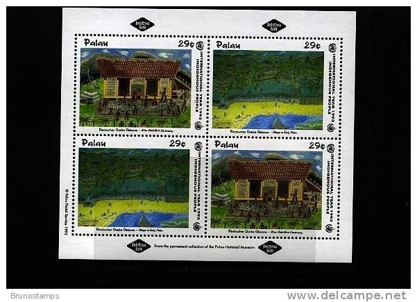 PALAU - 1993  YEAR OF INDIGENOUS PEOPLE   SHEETLET  MINT NH - Palau