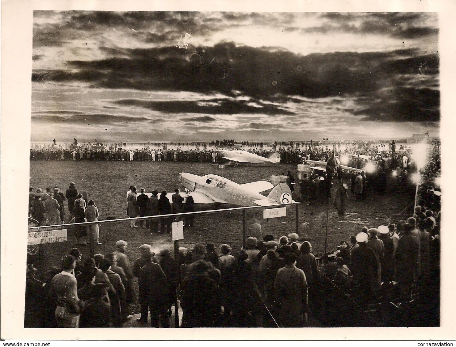 Aviation - Air Race Portsmouth - Johannesburg - 1936 - Superbe - Aviation