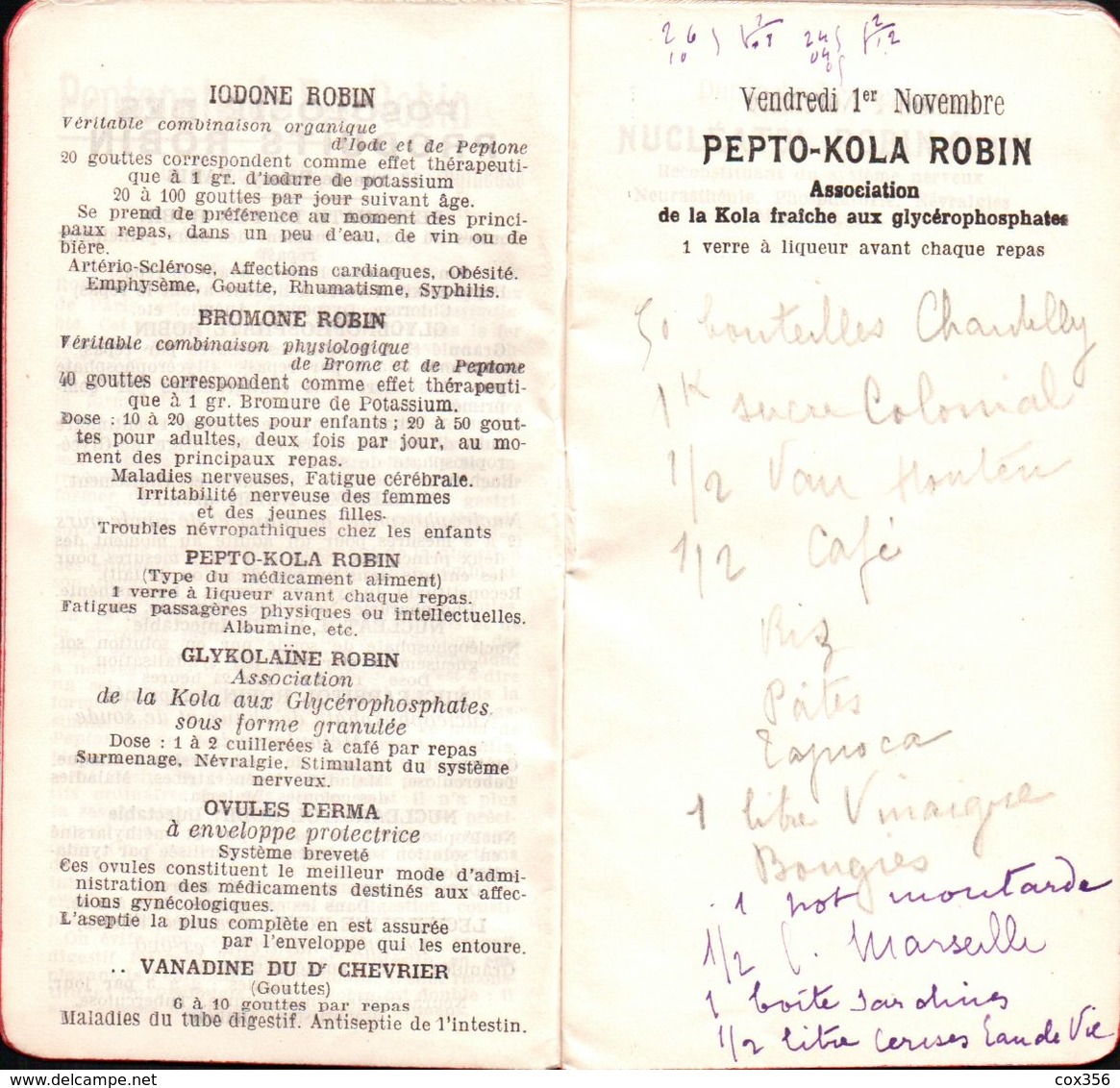 2 AGENDA MENSUEL 1912 De La MÉDECINE INTERNATIONALE , Janvier Et Novembre 1912 - Formato Piccolo : 1901-20