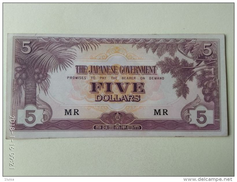 5 Dollars 1942 - Giappone