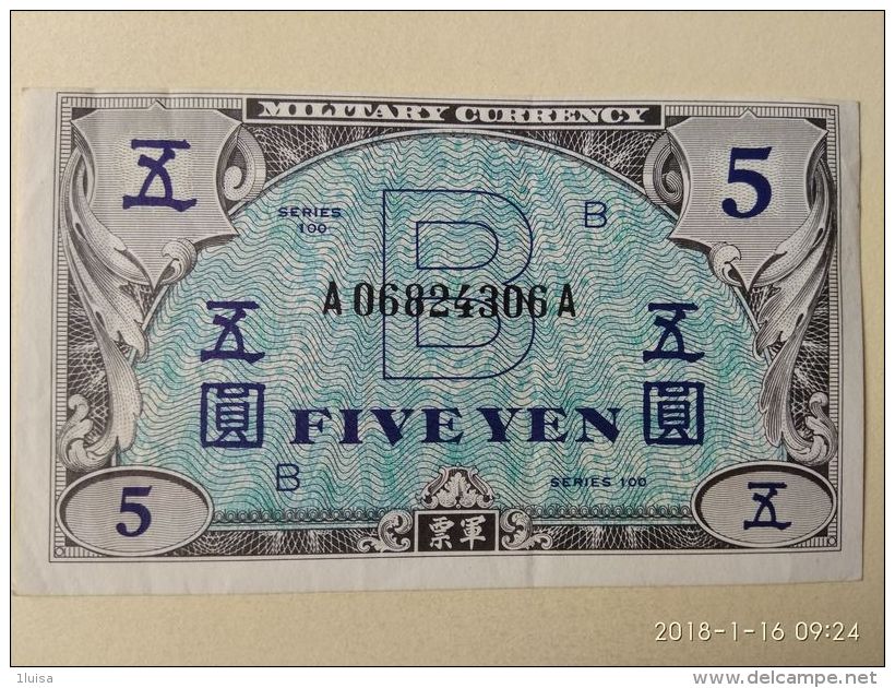 5 Yen 1945 - Giappone