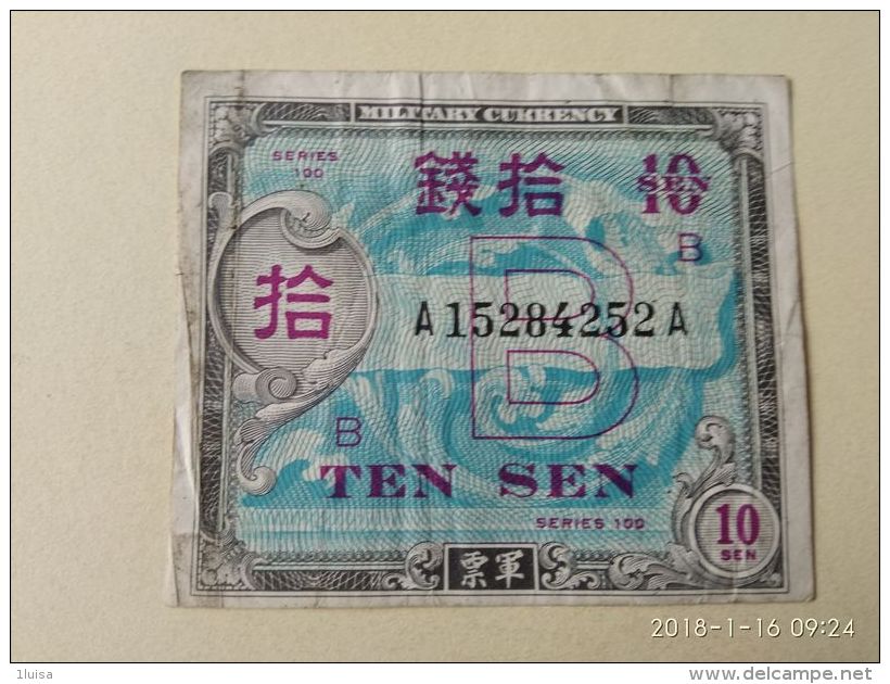 10 Sen 1945 - Japan