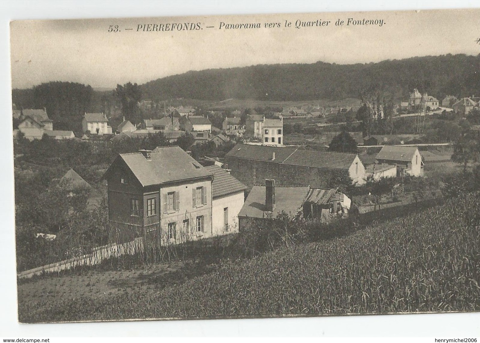 Oise 60 Pierrefonds Panorama Vers Le Quartier De Fontenoy - Pierrefonds