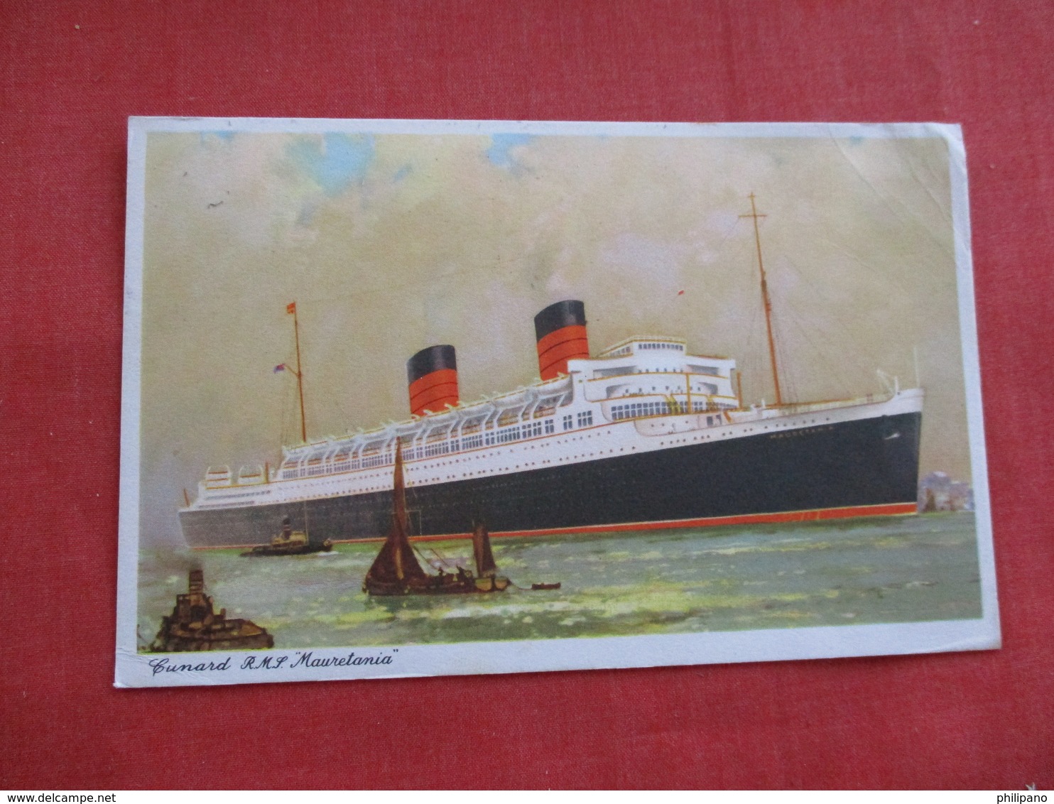 Mailed From Ireland  Cunard R.M.L. Mauretania ==== Ref 2806 - Paquebots