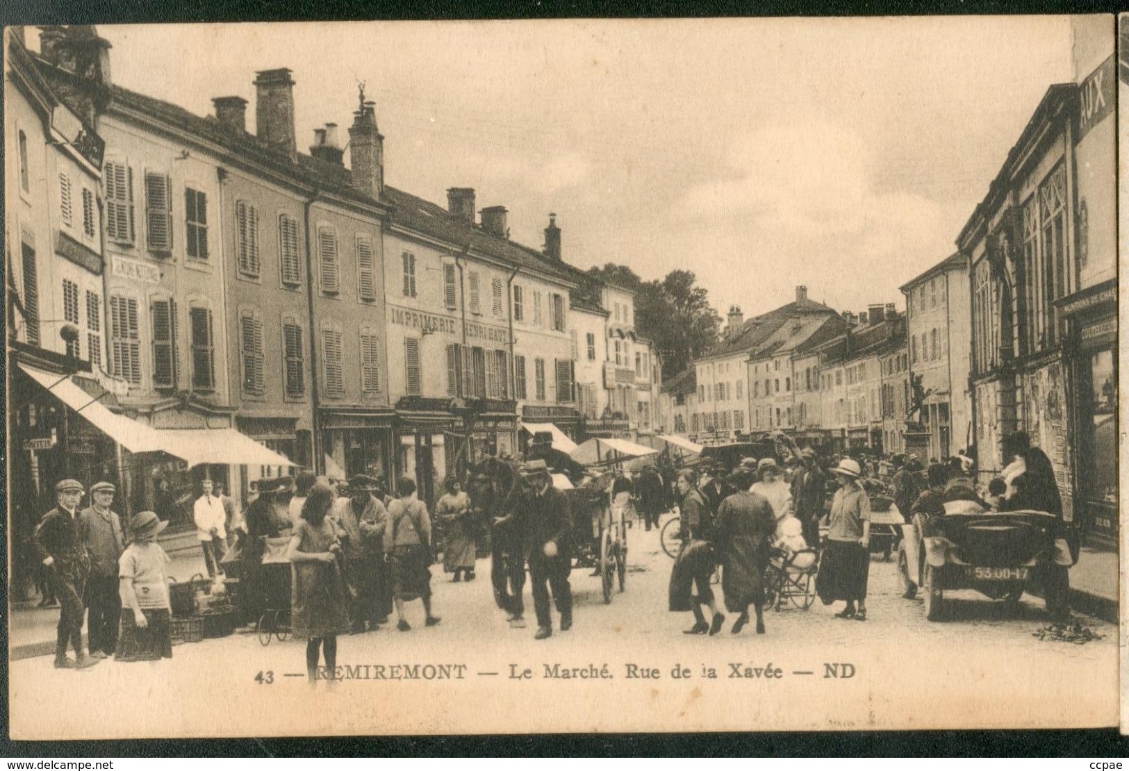 Le Marché. Rue De La Xavée - Remiremont