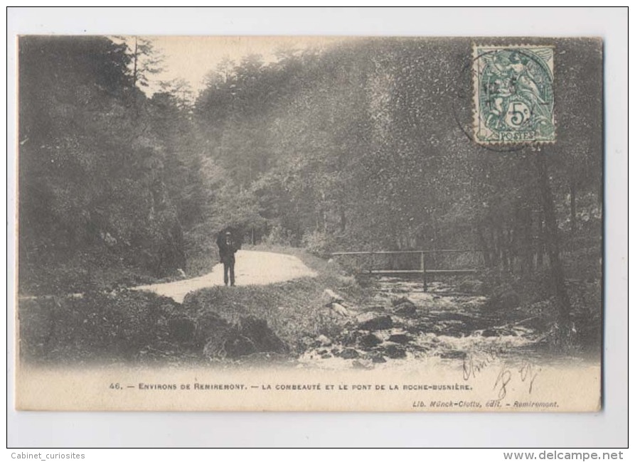 Environs De REMIREMONT (88 - Vosges) - La Combeauté Et Le Pont De La Roche-Busniére - Animée - Remiremont