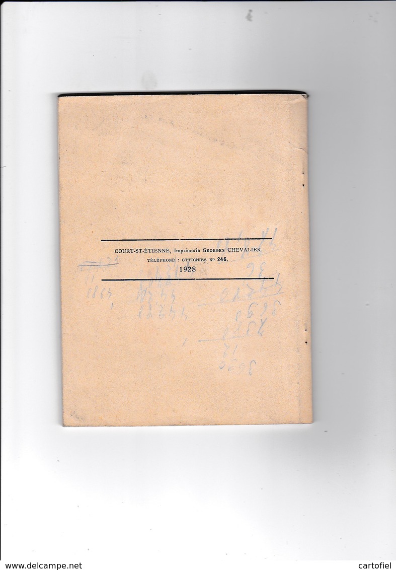 VILLERS-LA-VILLE-ET SES RUINES-GUIDE&DOCUMENTATION-TH.BRENNET-64 PAGES-1928-DIMENSIONS+-13-18CM-VOYEZ 6 SCANS - Villers-la-Ville