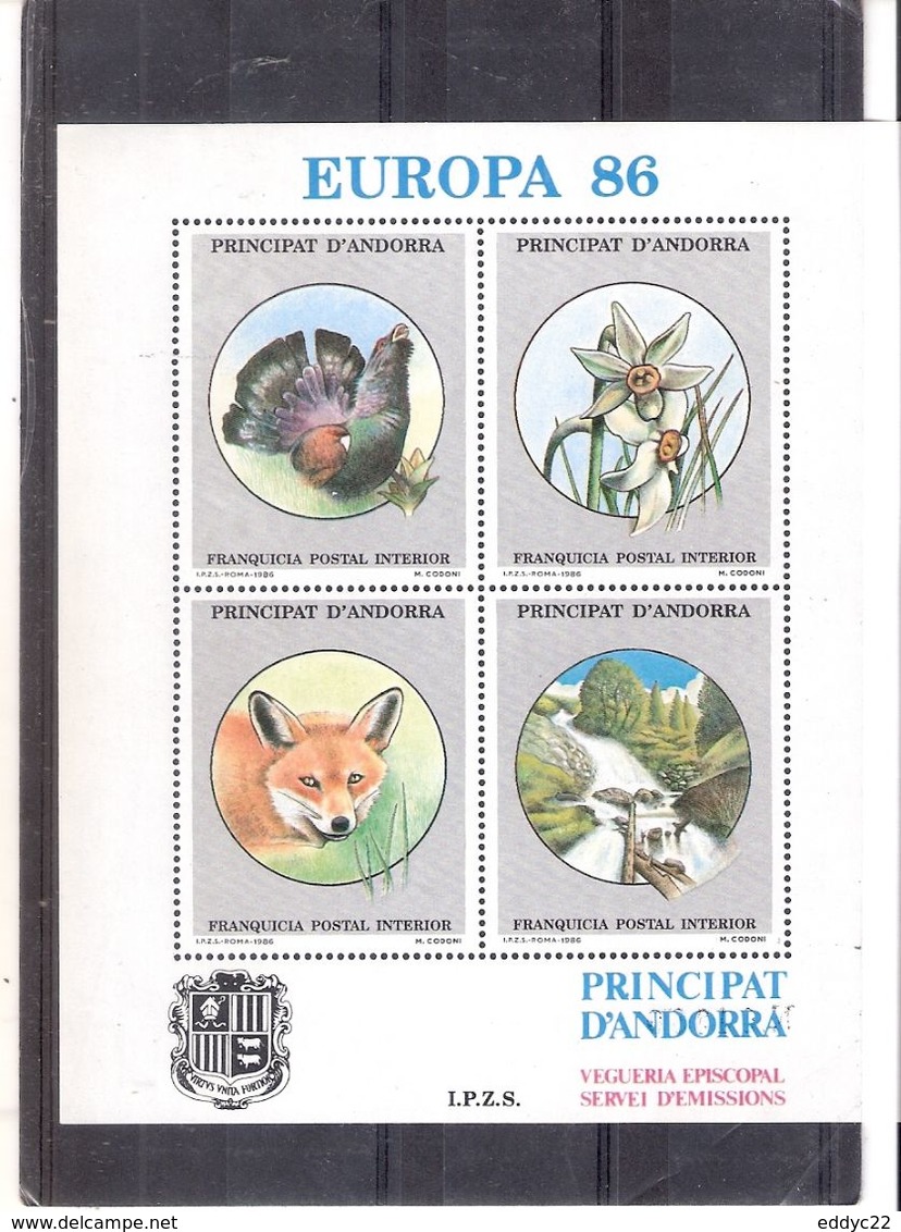 Andorre Viguerie Episcopale - Europa 1986 - XX/MNH - Episcopal Viguerie