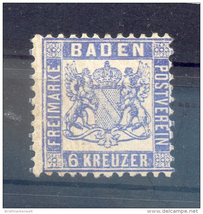 Baden 19a LUXUS * MH (71501 - Mint