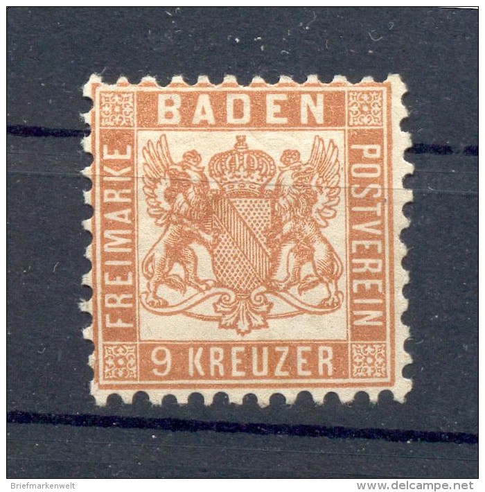 Baden 20a LUXUS * MH (71500 - Mint