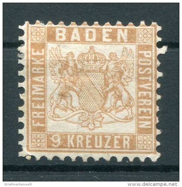 Baden 20ba Ungummiert* BPP 90EUR (Z9638 - Mint