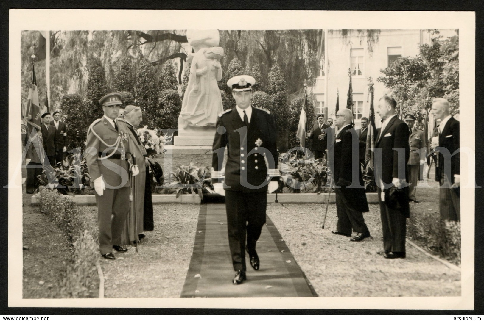 Postcard / ROYALTY / Belgique / Prince Albert / Prins Albert / 1959 / Leuven / Inauguration Monument Aux Morts - Leuven