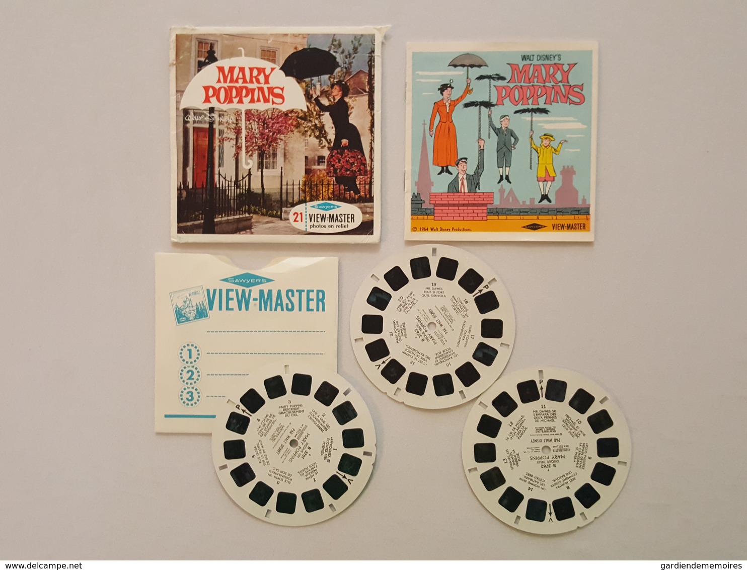 Mary Poppins - View Master - 1964 Walt Disney Productions - Visionneuses Stéréoscopiques