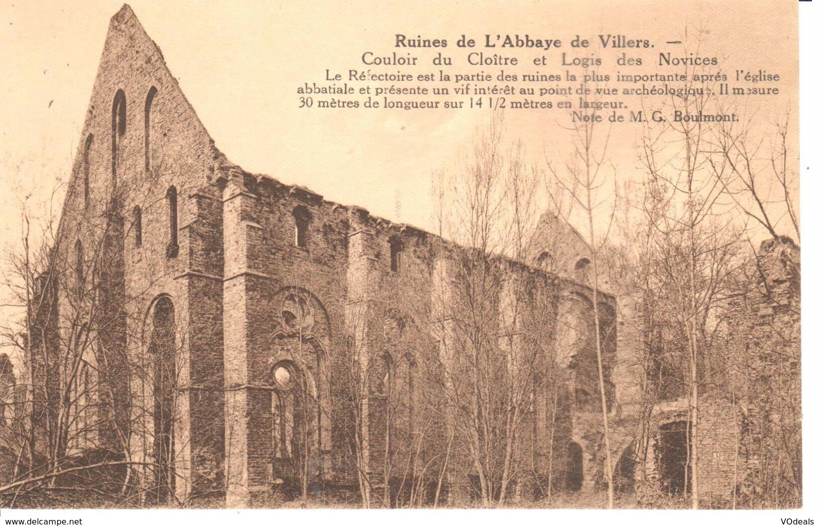 Villers-la-Ville - CPA - Ruine De L'abbaye De Villers - Logis Des Novices - Villers-la-Ville