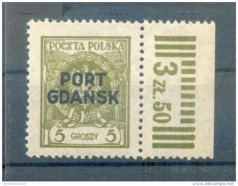 Danzig PORT GDANSK 4 OBERRAND**POSTFRISCH (G9171 - Port Gdansk