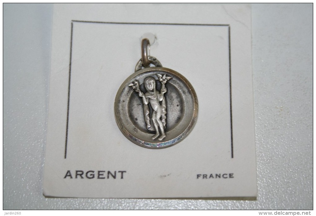 Médaille Du Zodiaque De La Vierge  En ARGENT - Godsdienst & Esoterisme
