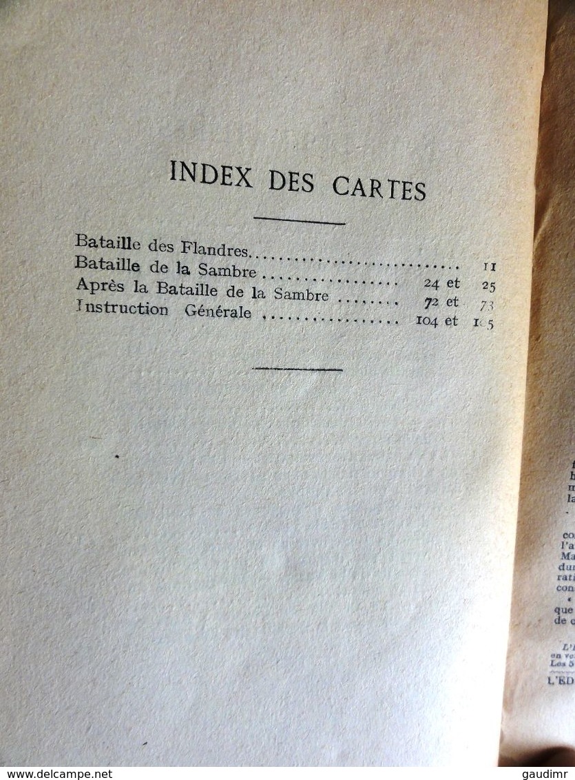 LIVRE FRANÇAIS - L’ÉNIGME DE CHARLEROI AOUT 1914 ( BATAILLE DE CHARLEROI BELGIQUE ) -  ÉDITÉ EN 1917 - GUERRE 1914 1918 - 1914-18