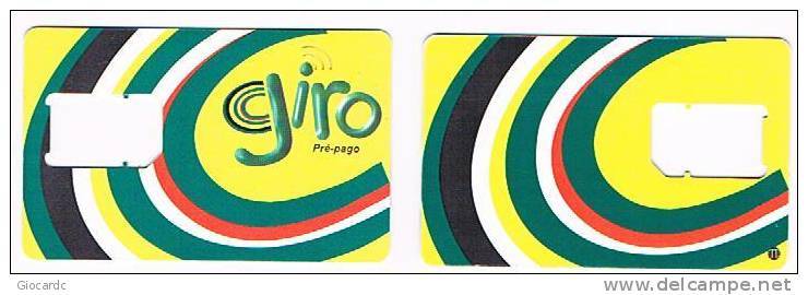 MOZAMBICO (MOZAMBIQUE)  - GSM SIM CARD WITHOUT CHIP -  GIRO - USED    RIF. 822 - Moçambique