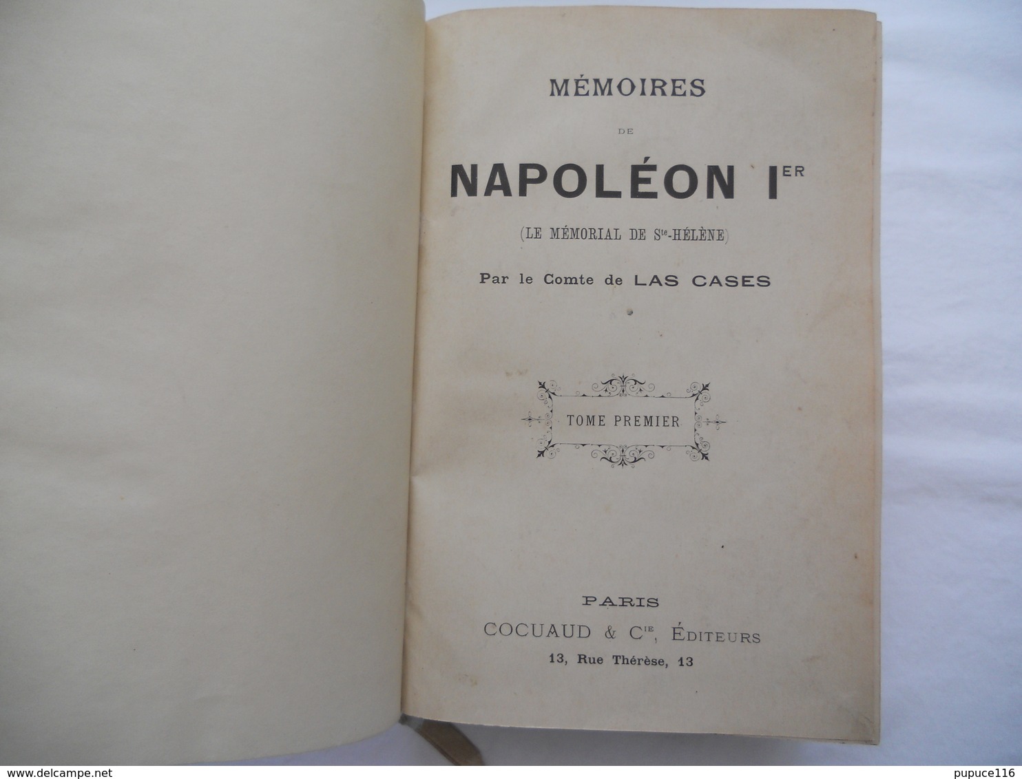 Mémoire Napoléon Ier ( Mémorial Sainte-Hélène ) - 1901-1940