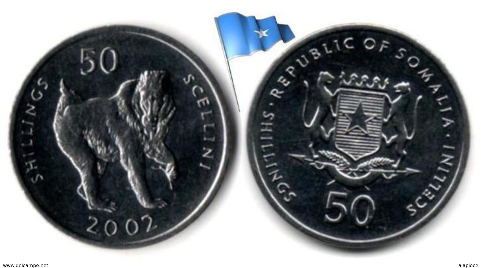 Somalie - 50 Shillings 2002 (UNC) - Somalie