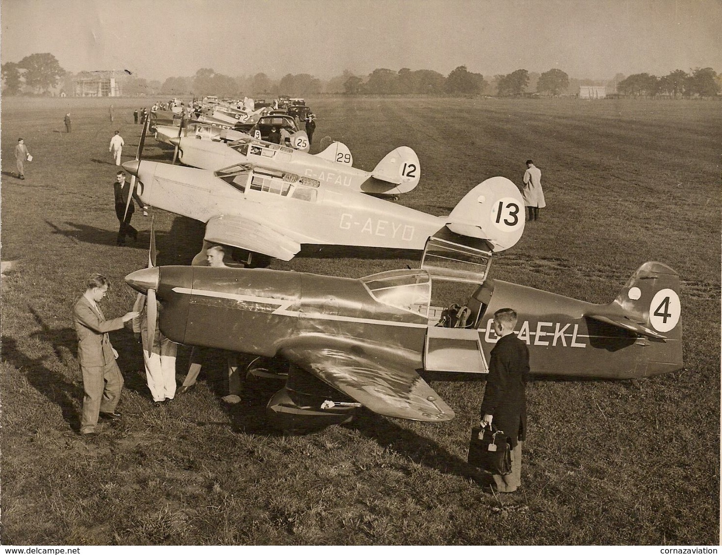 Aviation - Hatfield (GB) Départ De La King's Cup 1937 - Superbe - Aviation