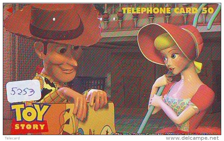 Télécarte *  DISNEY * Japon (110-011) TOY STORY  (5253) * JAPAN PHONECARD *  CINEMA FILM MOVIE KINO * - Disney