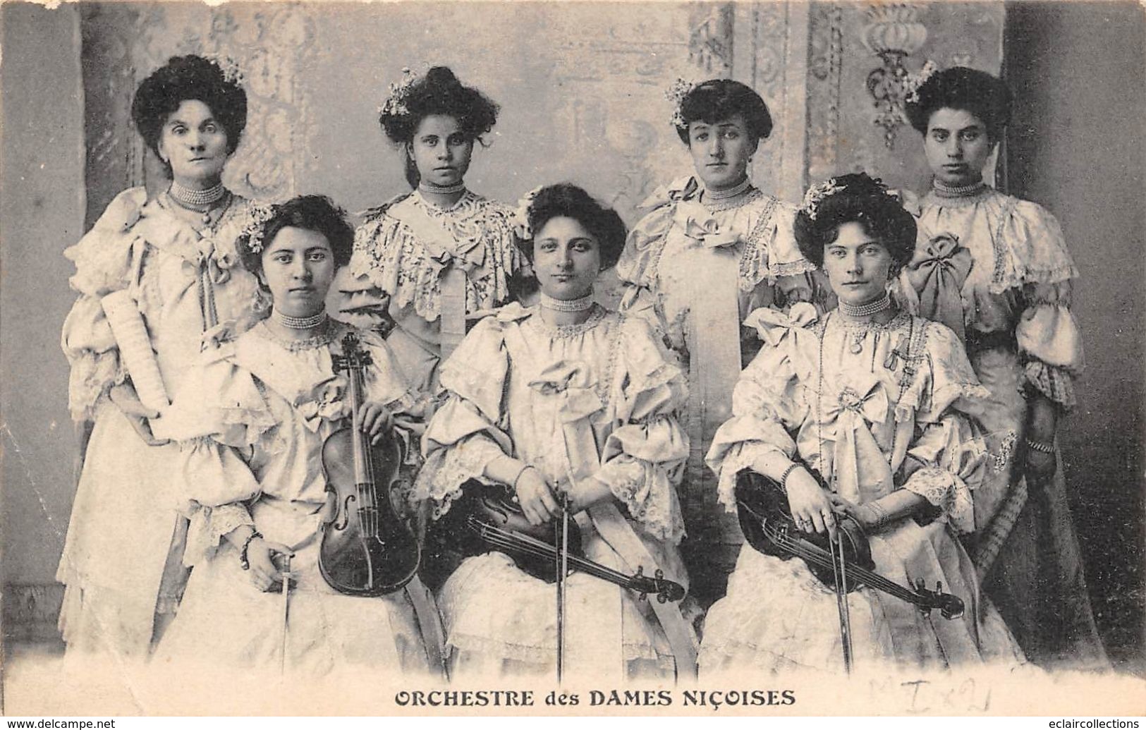 Musique  . Instrument  Violon    Orchestre Des Dames Niçoises           (voir Scan) - Musique Et Musiciens